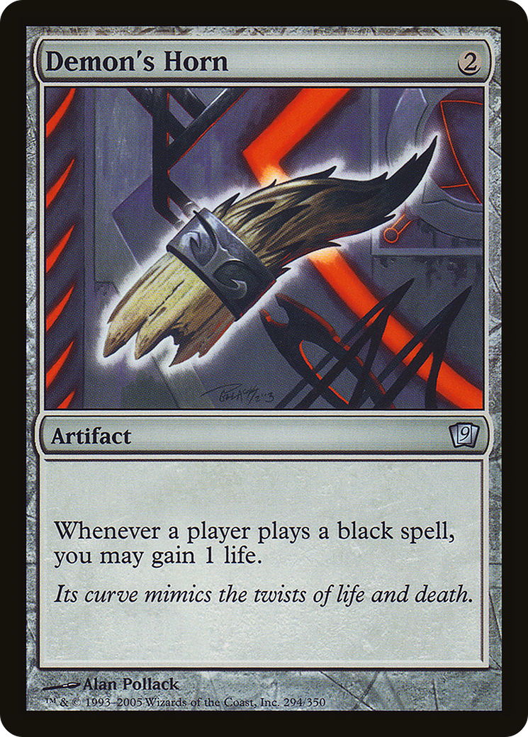 Demon's Horn (9ED-294★) - Ninth Edition Foil - Premium MTG Single from Wizards of the Coast - Just $2.61! Shop now at Game Crave Tournament Store