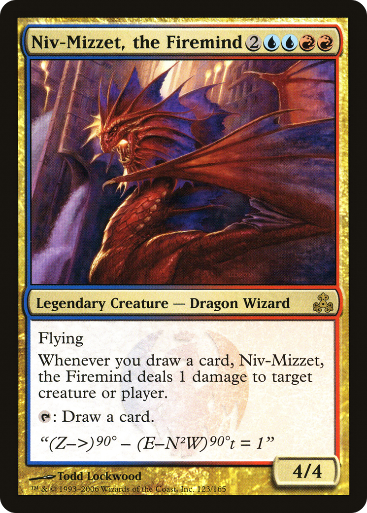 Niv-Mizzet, the Firemind (GPT-123) - Guildpact Foil - Premium MTG Single from Wizards of the Coast - Just $3.12! Shop now at Game Crave Tournament Store