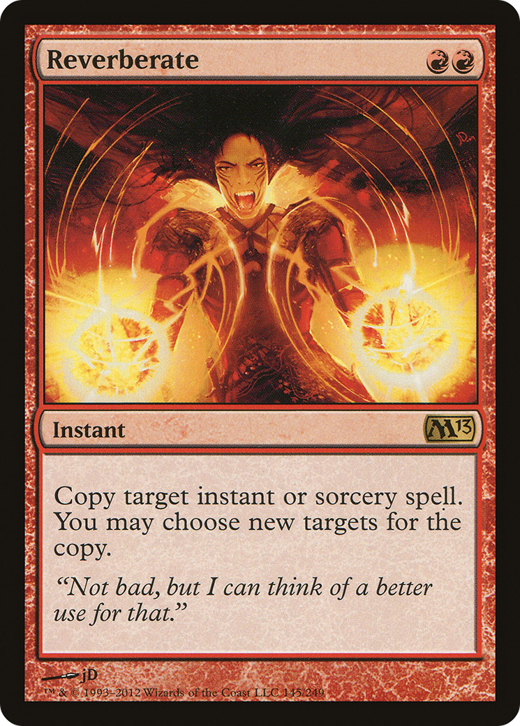 Reverberate (M13-145) - Magic 2013 Foil - Premium MTG Single from Wizards of the Coast - Just $0.96! Shop now at Game Crave Tournament Store