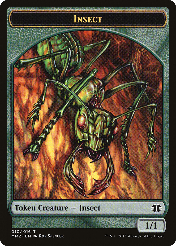 Insect (TMM2-010) - Modern Masters 2015 Tokens - Premium MTG Single from Wizards of the Coast - Just $0.08! Shop now at Game Crave Tournament Store