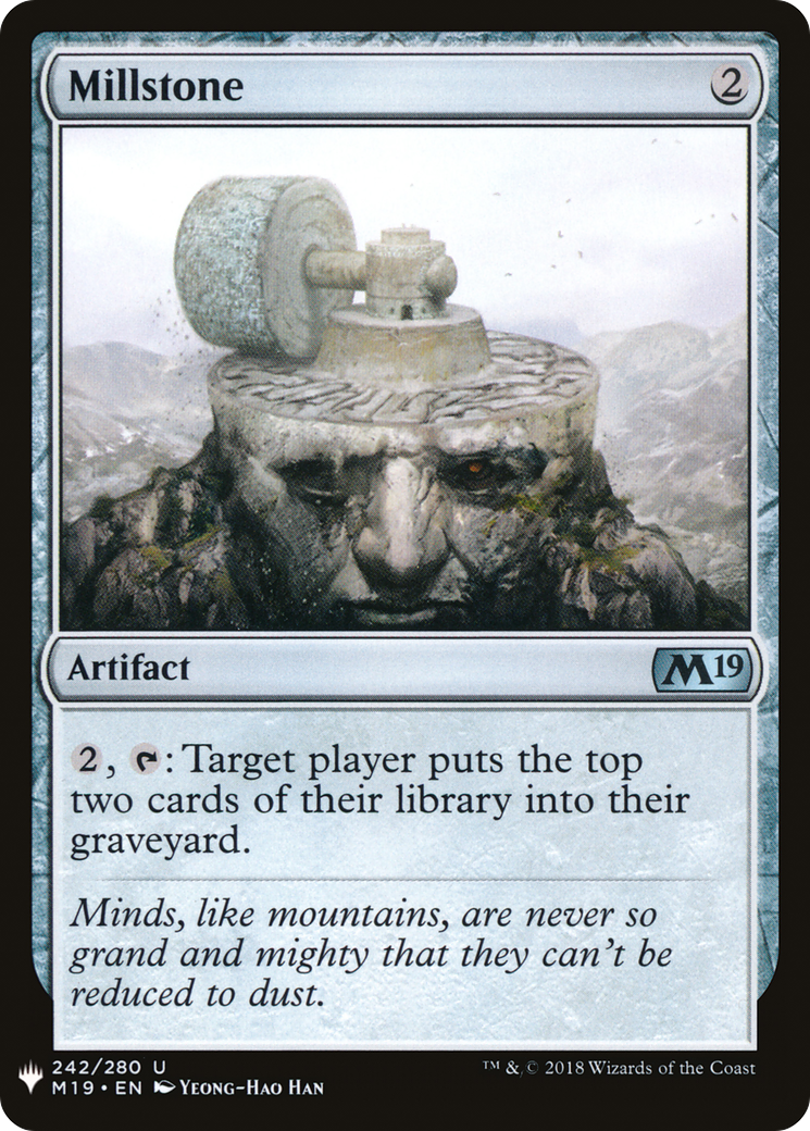 Millstone (MB1-1607) - Mystery Booster - Premium MTG Single from Wizards of the Coast - Just $0.08! Shop now at Game Crave Tournament Store