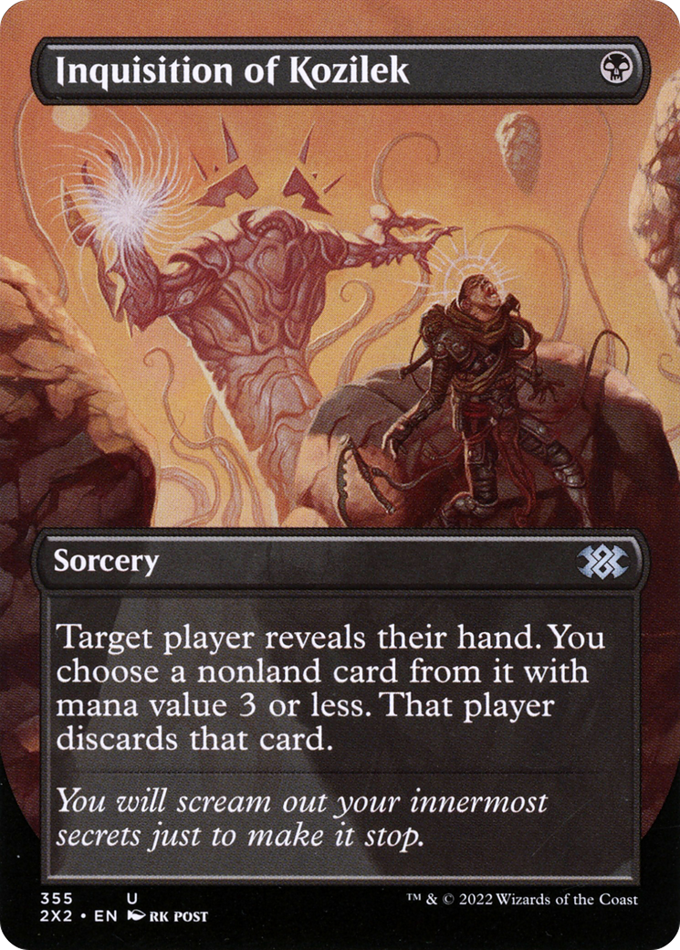 Inquisition of Kozilek (2X2-355) - Double Masters 2022 (Borderless) - Premium MTG Single from Wizards of the Coast - Just $0.11! Shop now at Game Crave Tournament Store