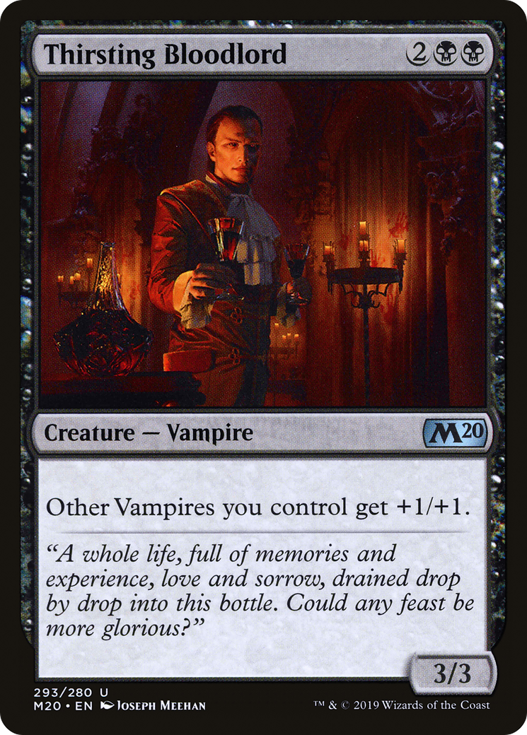 Thirsting Bloodlord (M20-293) - Core Set 2020 - Premium MTG Single from Wizards of the Coast - Just $0.26! Shop now at Game Crave Tournament Store