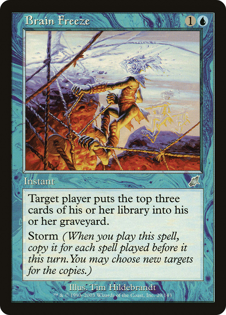 Brain Freeze (SCG-029) - Scourge Foil - Premium MTG Single from Wizards of the Coast - Just $38.19! Shop now at Game Crave Tournament Store