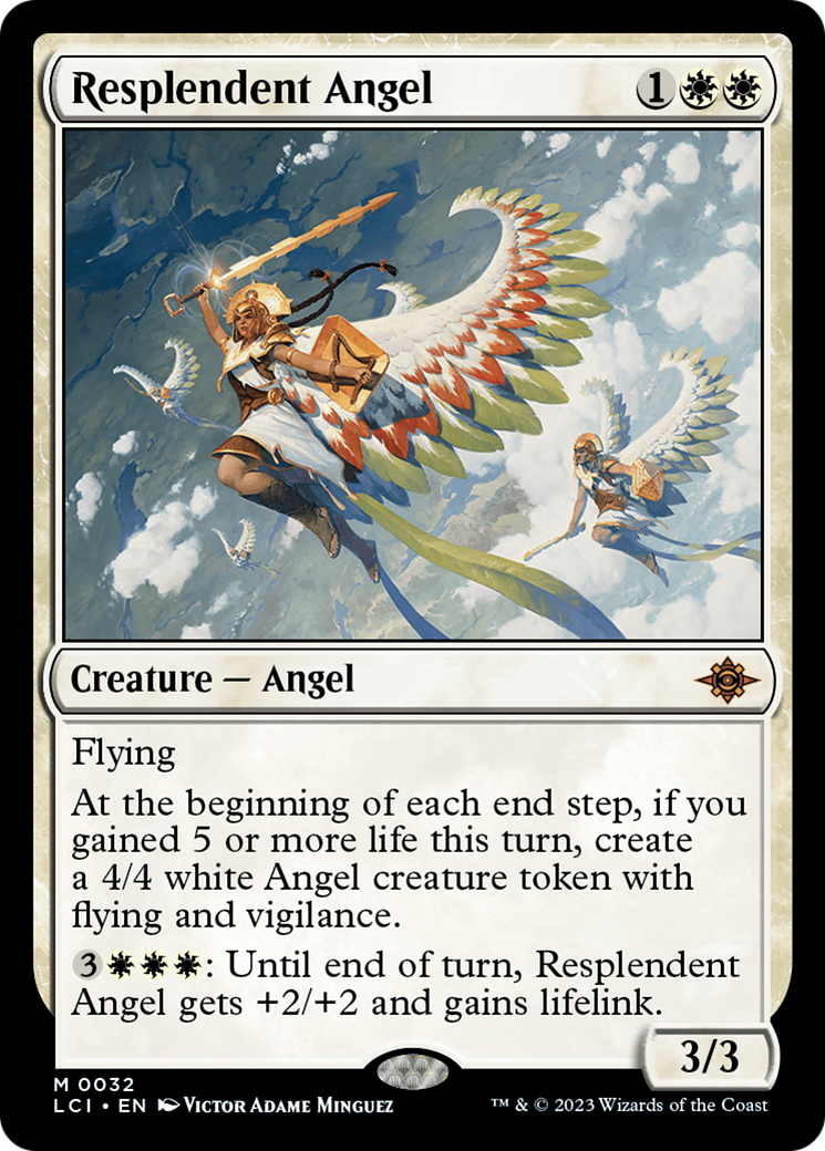 Resplendent Angel (LCI-032) - The Lost Caverns of Ixalan - Premium MTG Single from Wizards of the Coast - Just $0.78! Shop now at Game Crave Tournament Store