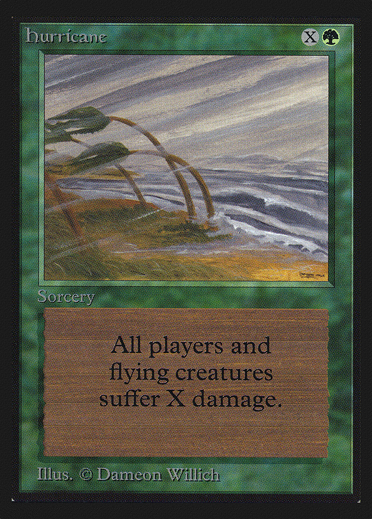 Hurricane (CED-201) - Collectors' Edition - Premium MTG Single from Wizards of the Coast - Just $1.63! Shop now at Game Crave Tournament Store