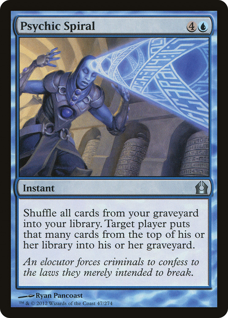 Psychic Spiral (RTR-047) - Return to Ravnica - Premium MTG Single from Wizards of the Coast - Just $0.08! Shop now at Game Crave Tournament Store