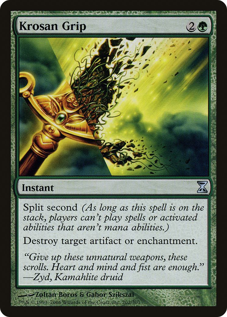 Krosan Grip (TSP-202) - Time Spiral - Premium MTG Single from Wizards of the Coast - Just $1.08! Shop now at Game Crave Tournament Store