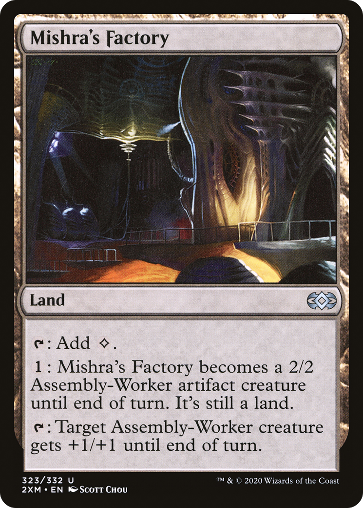 Mishra's Factory (2XM-323) - Double Masters Foil - Premium MTG Single from Wizards of the Coast - Just $0.25! Shop now at Game Crave Tournament Store