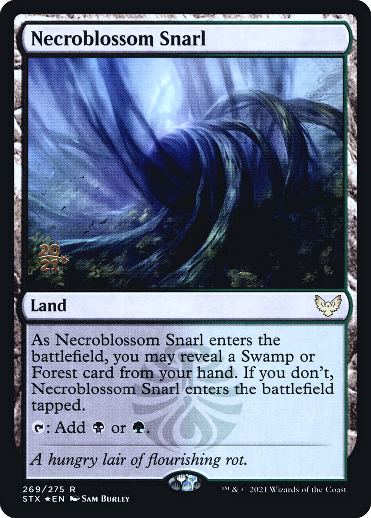 Necroblossom Snarl (PSTX-269S) - Strixhaven: School of Mages Promos Foil - Premium MTG Single from Wizards of the Coast - Just $0.52! Shop now at Game Crave Tournament Store