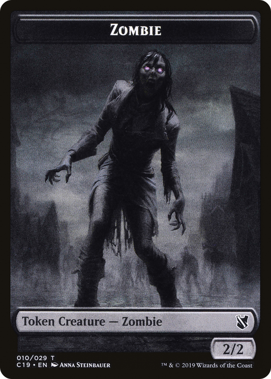 Zombie (TC19-010) - Commander 2019 Tokens - Premium MTG Single from Wizards of the Coast - Just $0! Shop now at Game Crave Tournament Store