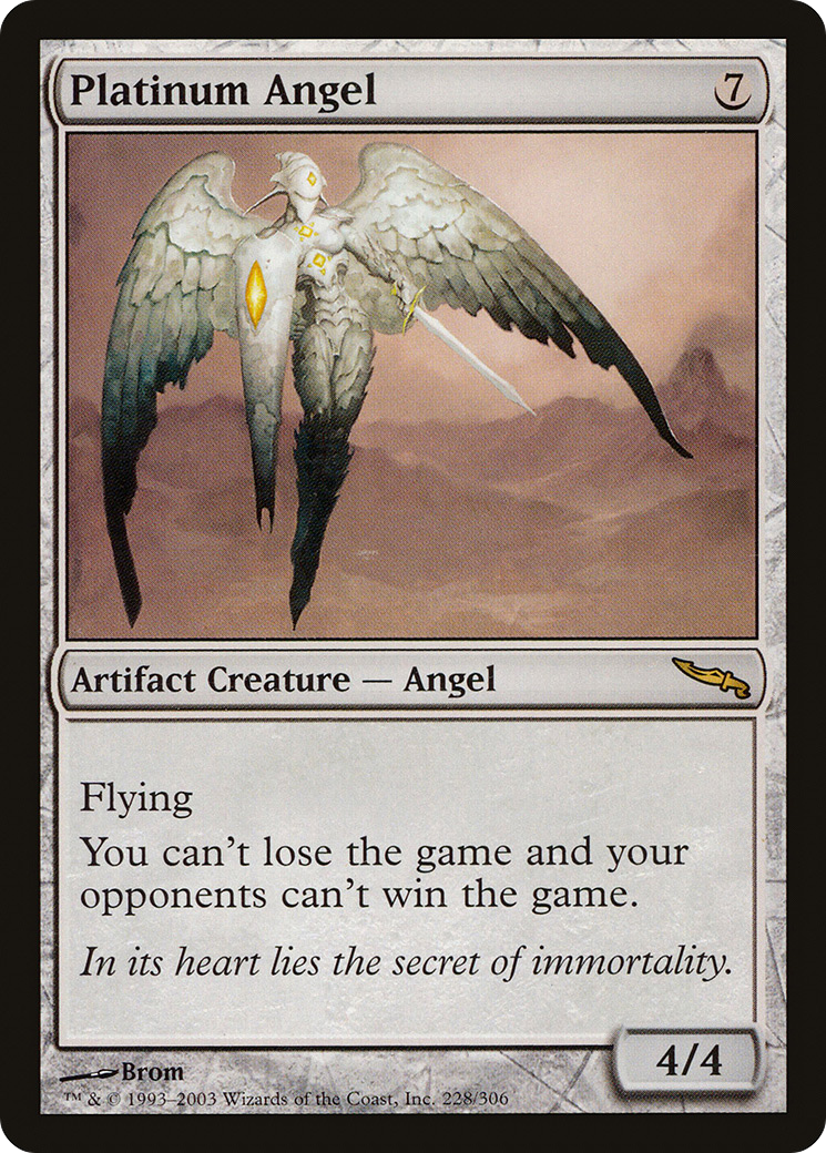 Platinum Angel (MRD-228) - Mirrodin - Premium MTG Single from Wizards of the Coast - Just $5.26! Shop now at Game Crave Tournament Store