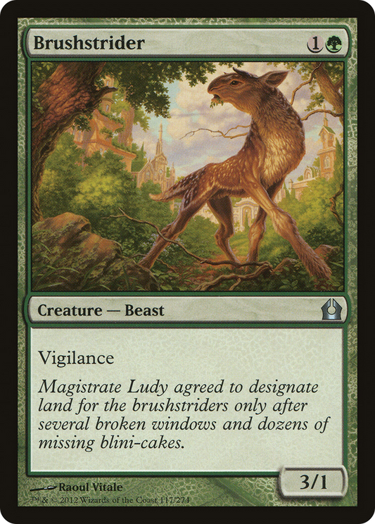 Brushstrider (RTR-117) - Return to Ravnica - Premium MTG Single from Wizards of the Coast - Just $0.25! Shop now at Game Crave Tournament Store