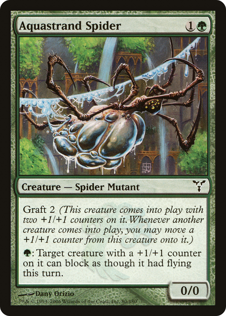 Aquastrand Spider (DIS-080) - Dissension - Premium MTG Single from Wizards of the Coast - Just $0.25! Shop now at Game Crave Tournament Store