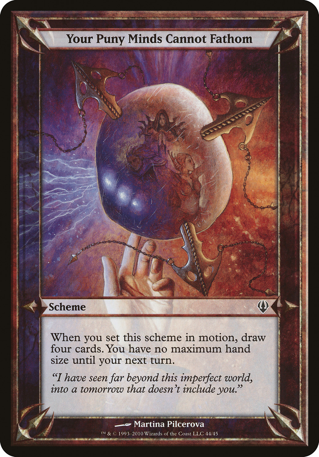 Your Puny Minds Cannot Fathom (OARC-44★) - Archenemy Schemes - Premium MTG Single from Wizards of the Coast - Just $1.22! Shop now at Game Crave Tournament Store