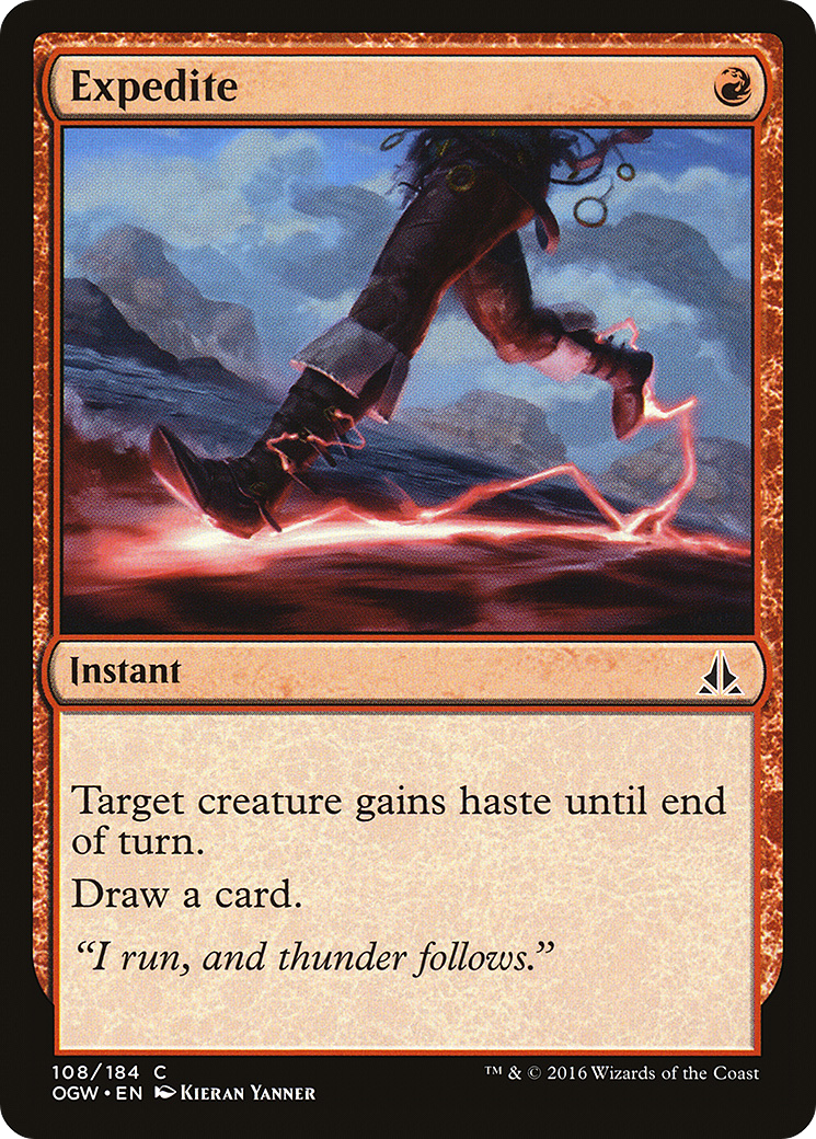 Expedite (OGW-108) - Oath of the Gatewatch Foil - Premium MTG Single from Wizards of the Coast - Just $1.01! Shop now at Game Crave Tournament Store