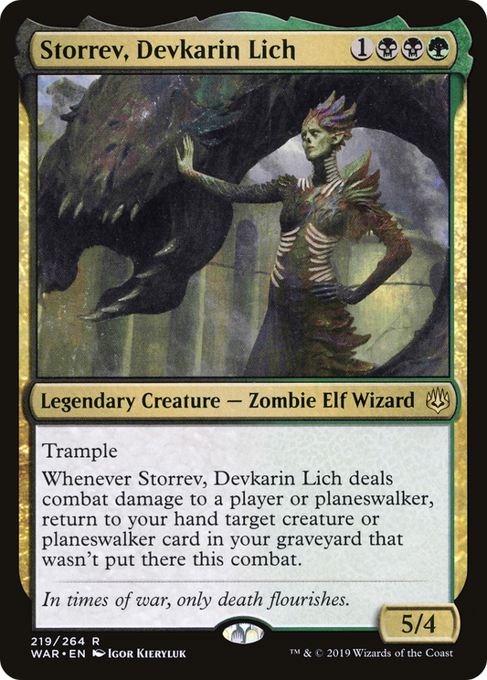 Storrev, Devkarin Lich (WAR-219) - War of the Spark - Premium MTG Single from Wizards of the Coast - Just $0.08! Shop now at Game Crave Tournament Store