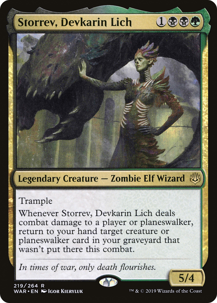 Storrev, Devkarin Lich (WAR-219) - War of the Spark Foil - Premium MTG Single from Wizards of the Coast - Just $0.16! Shop now at Game Crave Tournament Store
