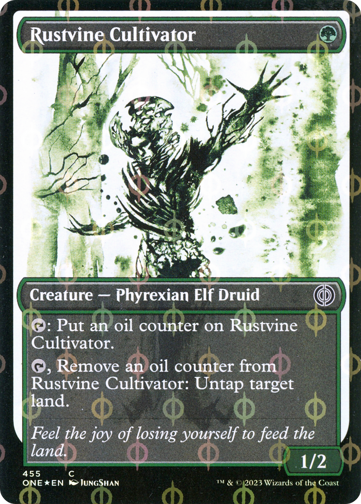 Rustvine Cultivator (ONE-455) - Phyrexia: All Will Be One: (Showcase) Foil - Premium MTG Single from Wizards of the Coast - Just $0.08! Shop now at Game Crave Tournament Store
