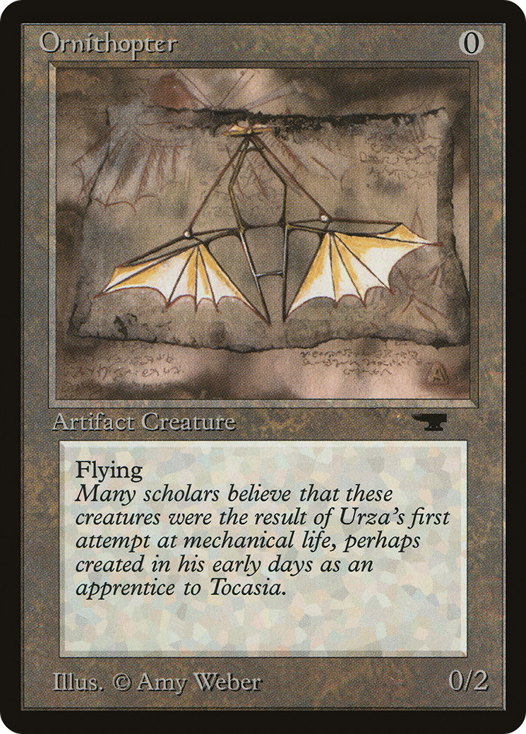 Ornithopter (ATQ-060) - Antiquities - Premium MTG Single from Wizards of the Coast - Just $1.65! Shop now at Game Crave Tournament Store