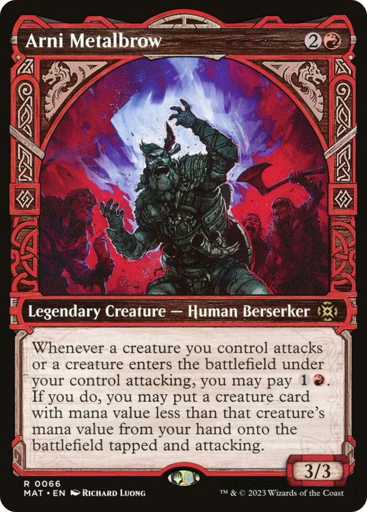 Arni Metalbrow (MAT-066) - March of the Machine: The Aftermath: (Showcase) - Premium MTG Single from Wizards of the Coast - Just $0.08! Shop now at Game Crave Tournament Store