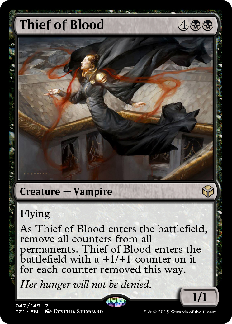 Thief of Blood (PZ1-047) - Legendary Cube Prize Pack - Premium MTG Single from Wizards of the Coast - Just $0! Shop now at Game Crave Tournament Store