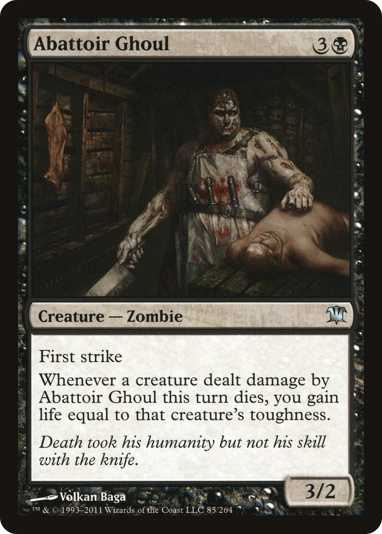 Abattoir Ghoul (ISD-085) - Innistrad - Premium MTG Single from Wizards of the Coast - Just $0.08! Shop now at Game Crave Tournament Store