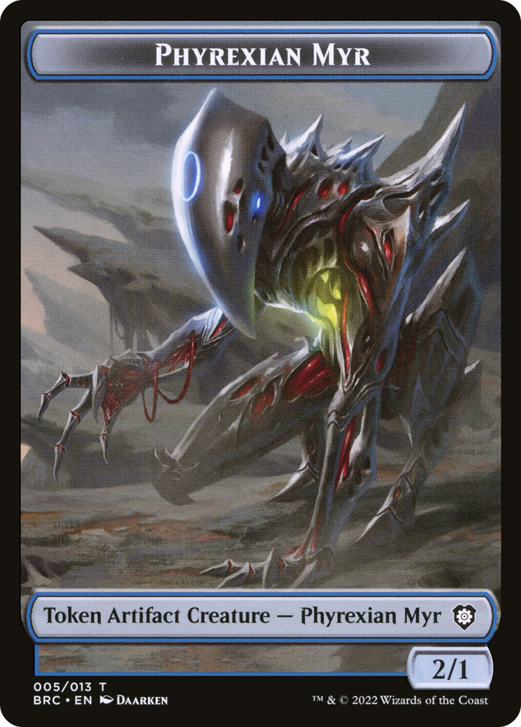 Phyrexian Myr (TBRC-005) - The Brothers' War Commander Tokens - Premium MTG Single from Wizards of the Coast - Just $0! Shop now at Game Crave Tournament Store