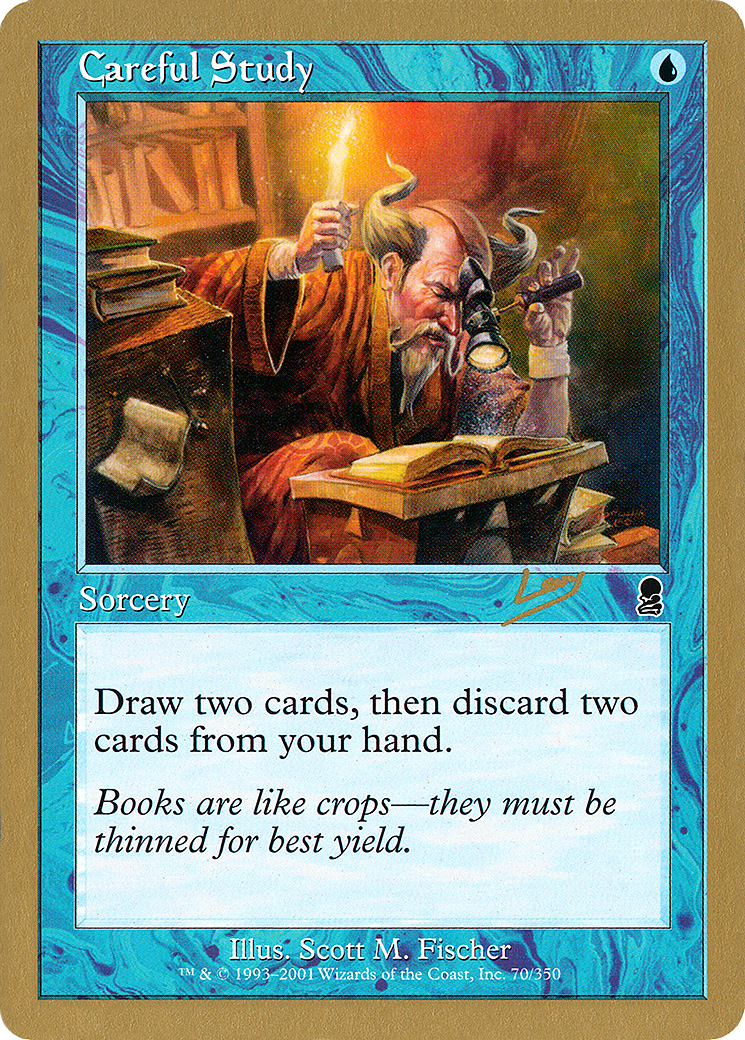 Careful Study (WC02-RL70) - World Championship Decks 2002 - Premium MTG Single from Wizards of the Coast - Just $0.45! Shop now at Game Crave Tournament Store