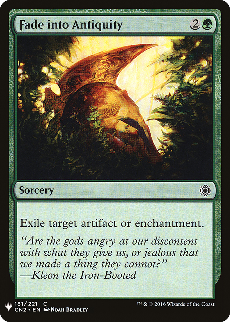 Fade into Antiquity (MB1-1205) - Mystery Booster - Premium MTG Single from Wizards of the Coast - Just $0.25! Shop now at Game Crave Tournament Store