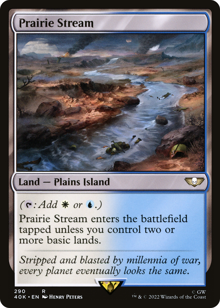 Prairie Stream (40K-290) - Warhammer 40,000 Commander - Premium MTG Single from Wizards of the Coast - Just $0.08! Shop now at Game Crave Tournament Store