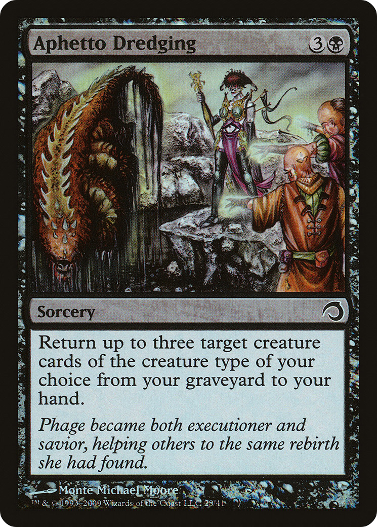 Aphetto Dredging (H09-028) - Premium Deck Series: Slivers Foil - Premium MTG Single from Wizards of the Coast - Just $0.09! Shop now at Game Crave Tournament Store