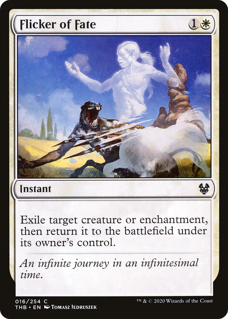 Flicker of Fate (THB-016) - Theros Beyond Death - Premium MTG Single from Wizards of the Coast - Just $0.08! Shop now at Game Crave Tournament Store