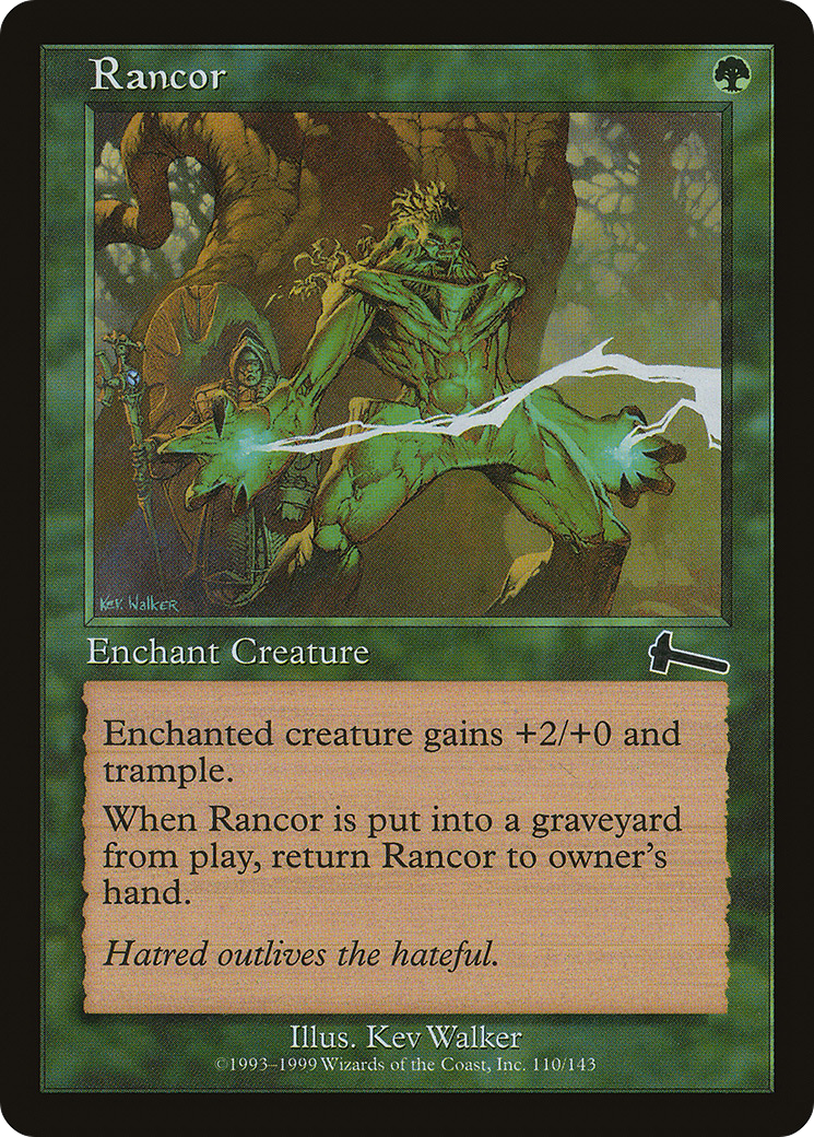 Rancor (ULG-110) - Urza's Legacy - Premium MTG Single from Wizards of the Coast - Just $0.86! Shop now at Game Crave Tournament Store