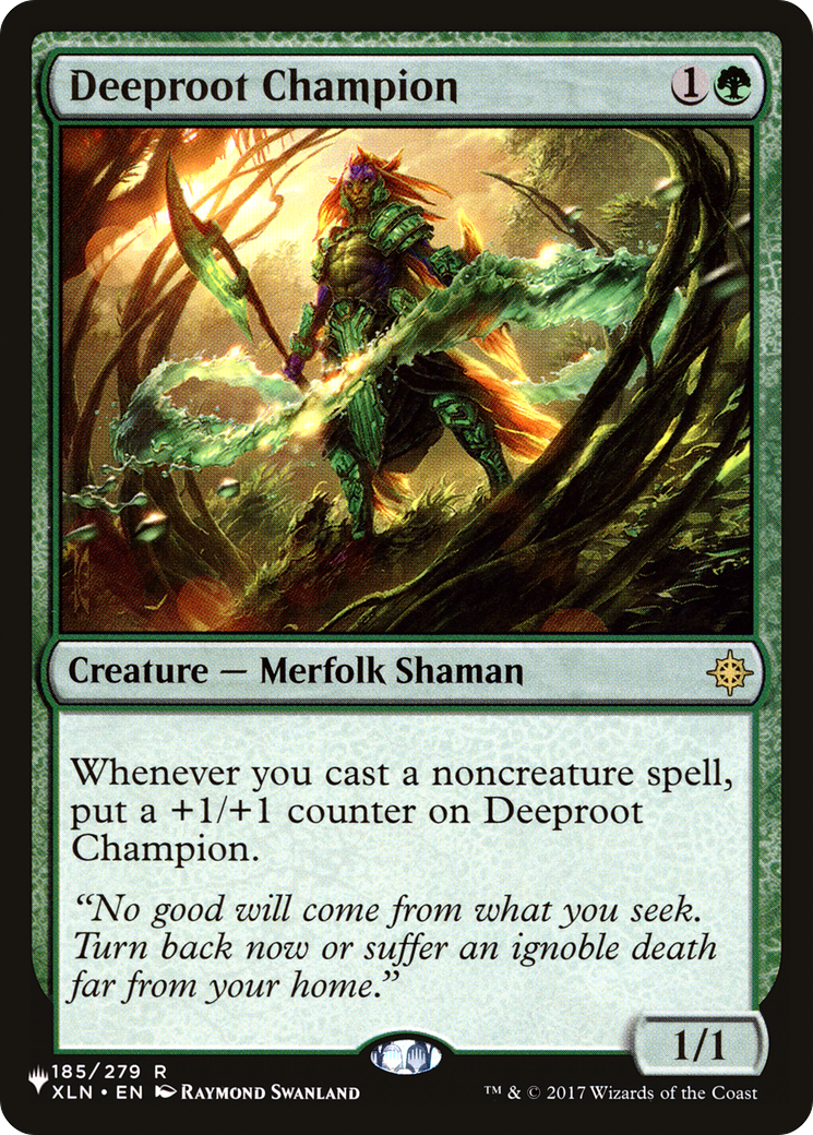 Deeproot Champion (PLIST-372) - The List - Premium MTG Single from Wizards of the Coast - Just $0.08! Shop now at Game Crave Tournament Store