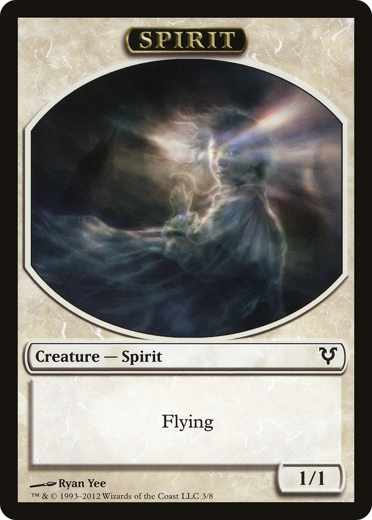 Spirit (TAVR-003) - Avacyn Restored Tokens - Premium MTG Single from Wizards of the Coast - Just $0.09! Shop now at Game Crave Tournament Store