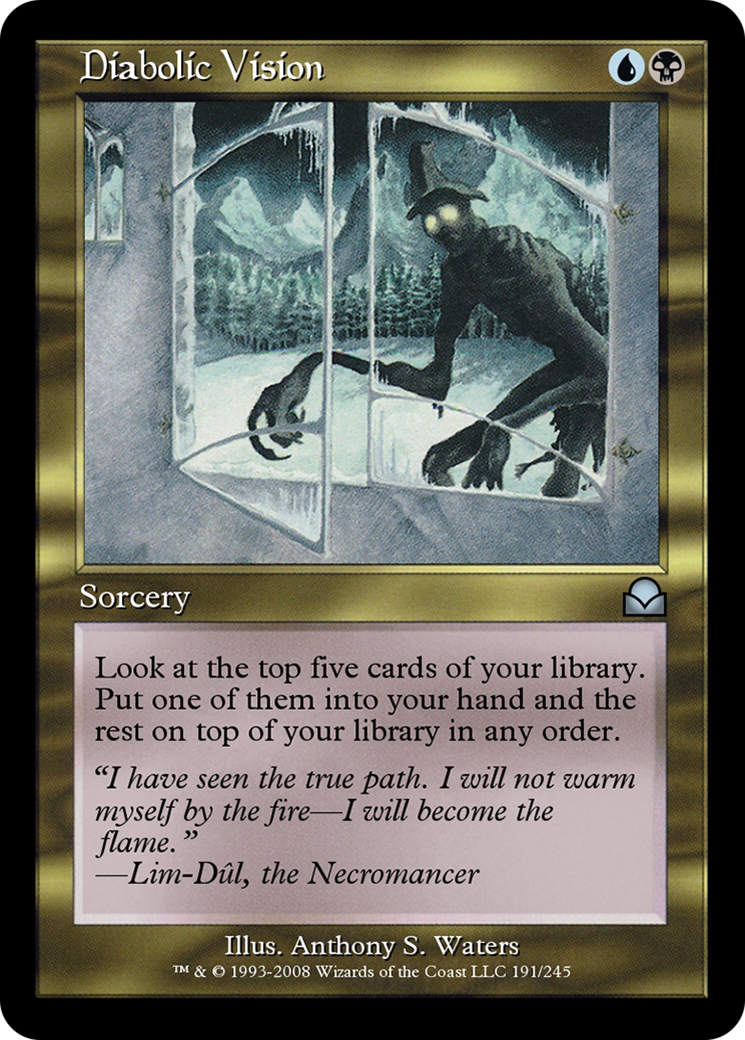 Diabolic Vision (ME2-191) - Masters Edition II Foil - Premium MTG Single from Wizards of the Coast - Just $0! Shop now at Game Crave Tournament Store