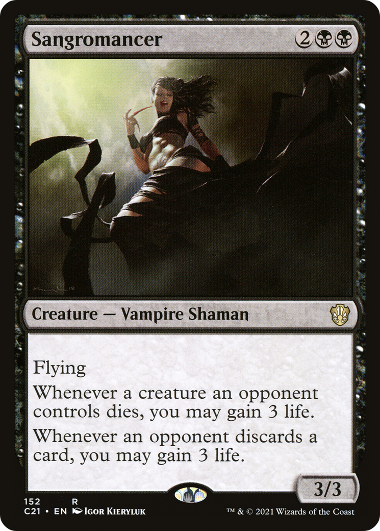 Sangromancer (C21-152) - Commander 2021 - Premium MTG Single from Wizards of the Coast - Just $0.69! Shop now at Game Crave Tournament Store