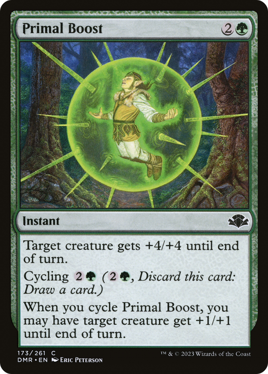 Primal Boost (DMR-173) - Dominaria Remastered Foil - Premium MTG Single from Wizards of the Coast - Just $0.25! Shop now at Game Crave Tournament Store