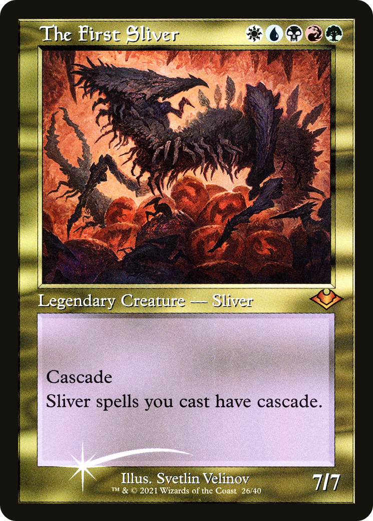 The First Sliver (H1R-026) - Modern Horizons 1 Timeshifts Foil - Premium MTG Single from Wizards of the Coast - Just $33.23! Shop now at Game Crave Tournament Store