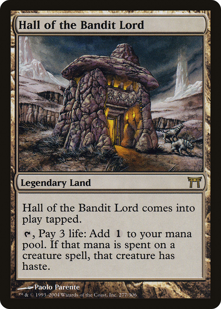 Hall of the Bandit Lord (CHK-277) - Champions of Kamigawa Foil - Premium MTG Single from Wizards of the Coast - Just $8.91! Shop now at Game Crave Tournament Store