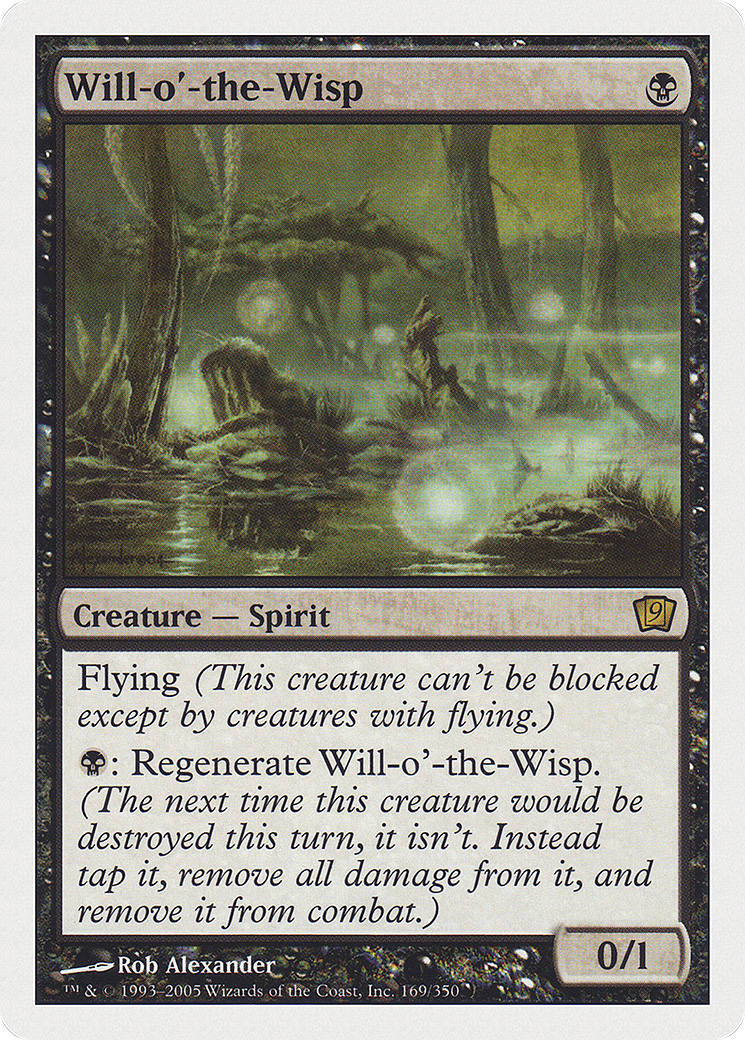 Will-o'-the-Wisp (9ED-169) - Ninth Edition - Premium MTG Single from Wizards of the Coast - Just $0.66! Shop now at Game Crave Tournament Store