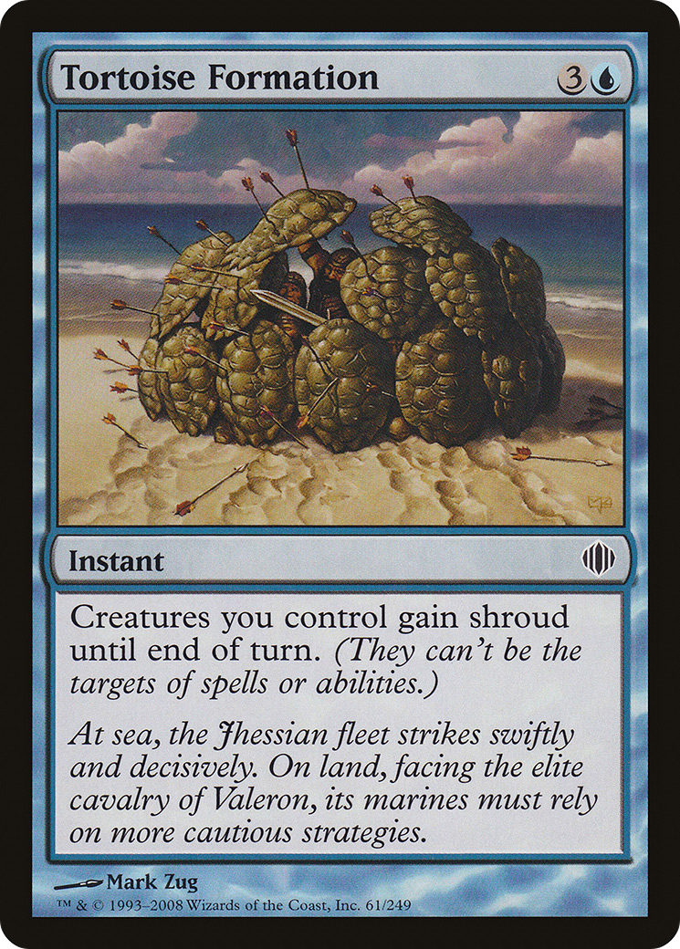 Tortoise Formation (ALA-061) - Shards of Alara Foil - Premium MTG Single from Wizards of the Coast - Just $0.26! Shop now at Game Crave Tournament Store