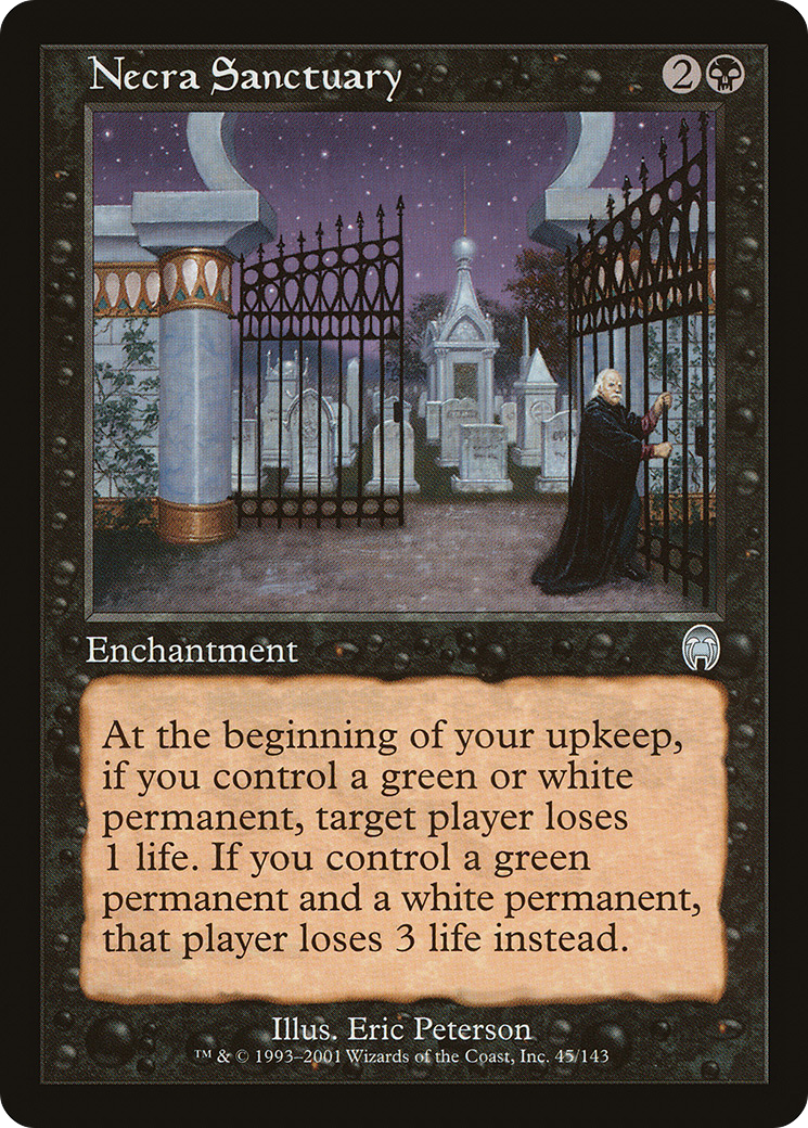 Necra Sanctuary (APC-045) - Apocalypse - Premium MTG Single from Wizards of the Coast - Just $0.08! Shop now at Game Crave Tournament Store