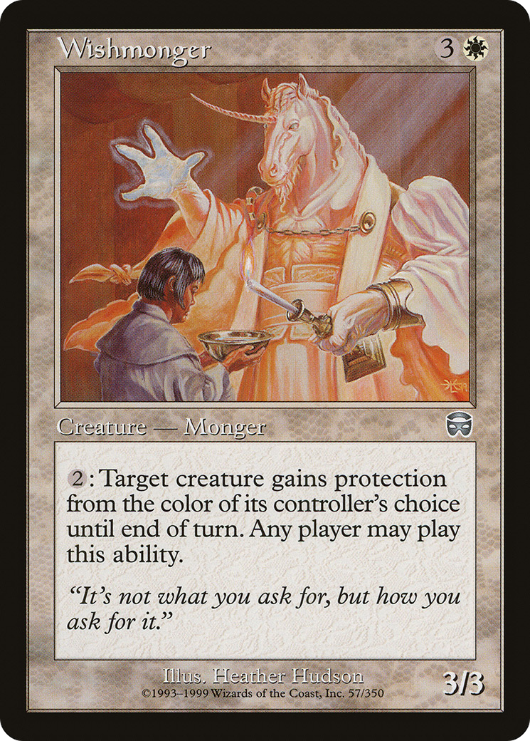 Wishmonger (MMQ-057) - Mercadian Masques Foil - Premium MTG Single from Wizards of the Coast - Just $2.33! Shop now at Game Crave Tournament Store