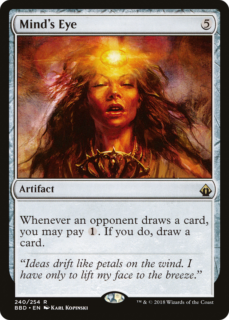 Mind's Eye (BBD-240) - Battlebond - Premium MTG Single from Wizards of the Coast - Just $1.09! Shop now at Game Crave Tournament Store