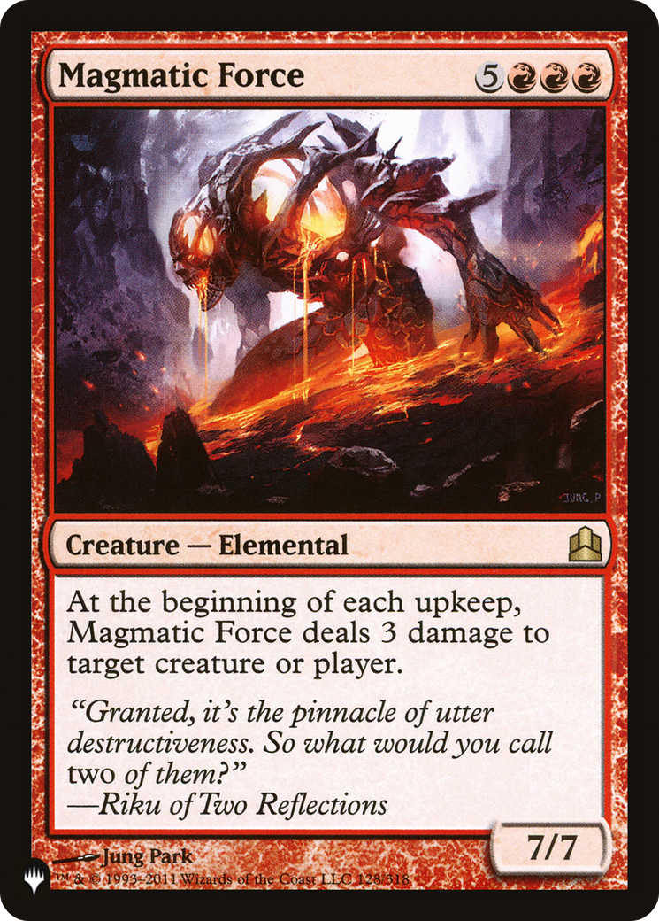 Magmatic Force (PLIST-1203) - The List - Premium MTG Single from Wizards of the Coast - Just $0.29! Shop now at Game Crave Tournament Store