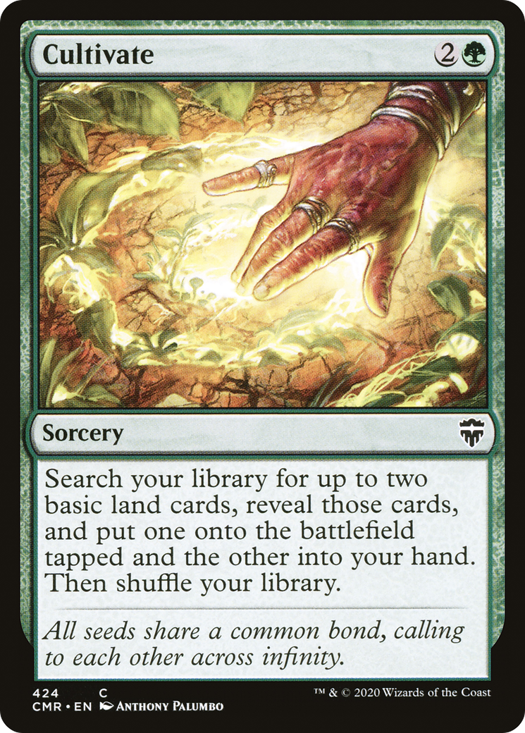 Cultivate (CMR-424) - Commander Legends - Premium MTG Single from Wizards of the Coast - Just $0.16! Shop now at Game Crave Tournament Store