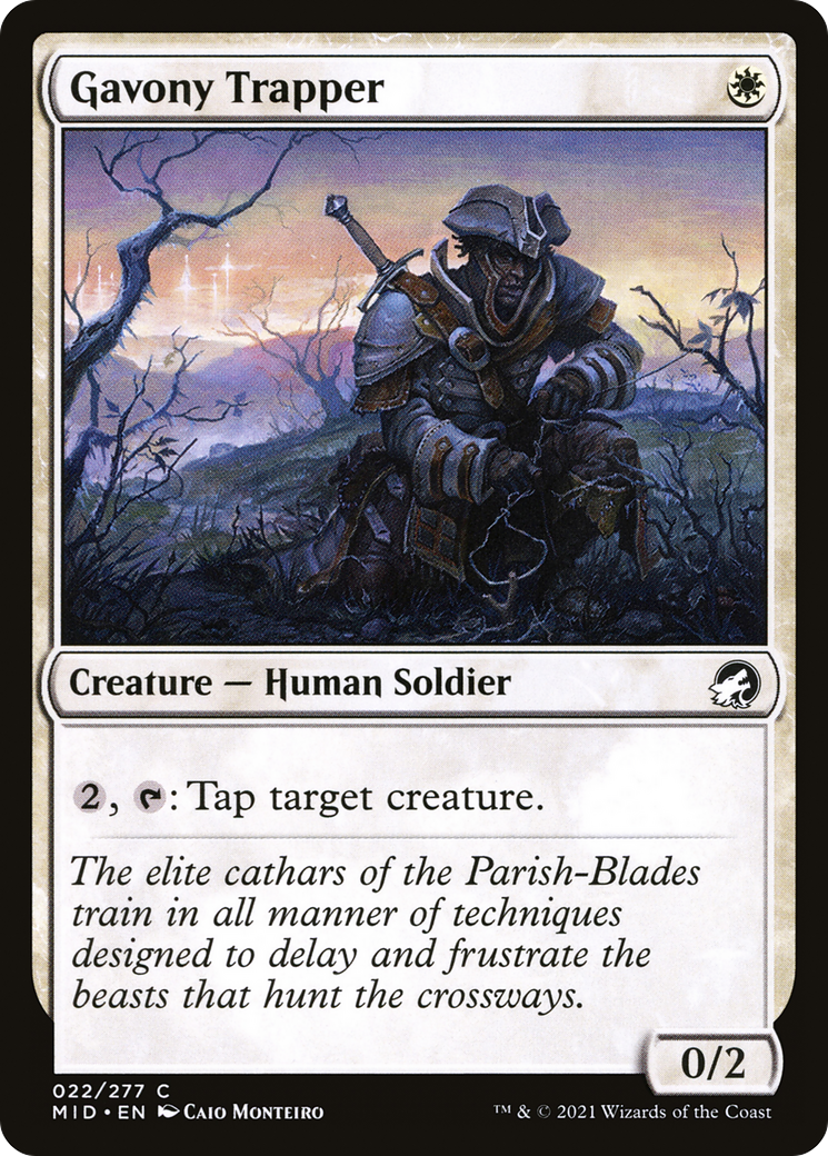 Gavony Trapper (MID-022) - Innistrad: Midnight Hunt - Premium MTG Single from Wizards of the Coast - Just $0.25! Shop now at Game Crave Tournament Store
