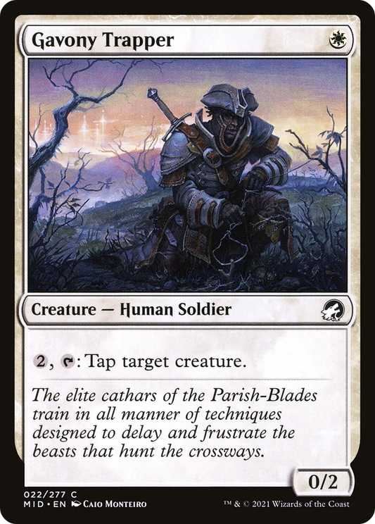 Gavony Trapper (MID-022) - Innistrad: Midnight Hunt - Premium MTG Single from Wizards of the Coast - Just $0.25! Shop now at Game Crave Tournament Store